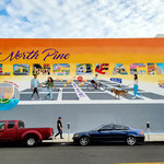 70' x 30' Mural in Downtown Long Beach