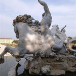 You Can Walk Behind the Statues That Make Up the Fountain.