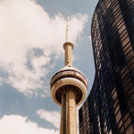 CN Tower in Downtown Toronto, Ontario, Canada