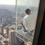 Glass Viewing Box Extended From Skydeck - the Ledge