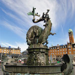 City Hall Square - The Dragon Fountain