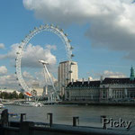 London Eye - World's Tallest Observation Wheel During My Visit.  Now the Third!