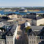 Overlooking the Amalienborg Palace and Opera House