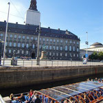 Looking at Christiansborg From the Boat