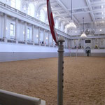 Entrance of the Beautiful Riding Hall for White Stallions