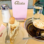 Coffee and Cake at a Franchised Cafe, Cafe Aida