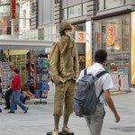 Eye-Catchy Street Performer