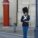 The Danish Royal Life Guard at Amalienborg Palace