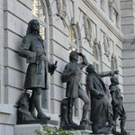 Parliament Building: Statues of Quebec Key People