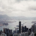 Central, Kowloon, and Victoria Harbour Seen From the Peak
