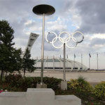 Olympic Rings and Cauldron
