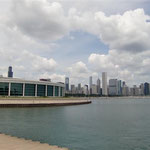 The Shedd Aquarium - Chicago Skyline View