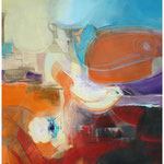 Leviathan 2 ( Frage an gestern) - Gouache - 90 x 120 cm (nicht verkäuflich)
