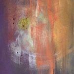 Verborgen - Sandelholz, Gouache, Bast - 40 x 90 cm, 149 €