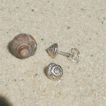 Schnecke Ohrstecker Design 3