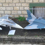 Des maquettes du Mirage 2000 et du Rafales -Journées patrimoine 2020.