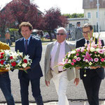 Organisation de la cérémonie en hommage à Caroline Aigle sur la base