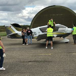 Les avions de l'aérodrome de Darois sur le la base pour les 60 ans du Mirage