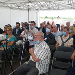 Les participants à la conférence sur le Mirage