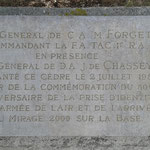 Restauration de stèle