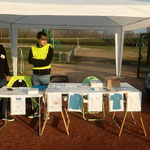 Stand de l'association de son 1er vide grenier à Longvic.
