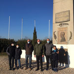 Hommage devant le monument Guynemer