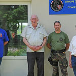 Avec la Section  Cynophile de la gendarmerie (ancien chenil de l'EP 41/102)