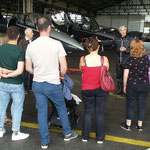 Présentation du Mirage III d'Uderzo lors des journées du patrimoine