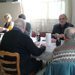 Goûter lors d'une visite d'un groupe