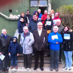 Visite du site de la base pour le public, organisée par l'association.