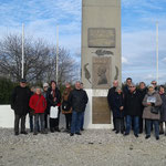 Visite du site de la base pour un groupe