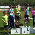 Kilian 2. Platz und Nico 4. Platz (U12) - 60m Lauf