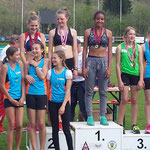 Vevi 2. Platz / Paula 3. Platz (U14) - Kugelstoßen