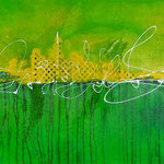forgotten city 50 x 100 x 4 cm, /verkauft