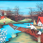 Peinture sous verre