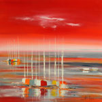 ciel de feu 60x60cm 