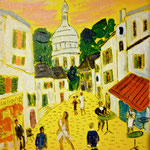 Antiquités Montmartre 19x24cm 220€
