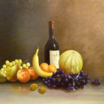 Nature morte au melon