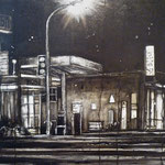 Station service 10F 55x46cm 550 €