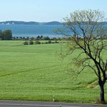 Im Hintergrund die Banzelvitzer Berge