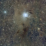 NGC7023, la nébuleuse de l'Iris, 15x120s, 12 août, Ardèche, Lionel