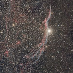 NGC6960, les dentelles Ouest, 30x1 min, C14 hyperstar, 14 juillet, Lionel