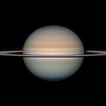 Saturne, les anneaux pratiquement par la tranche, Dobson 355, Philippe