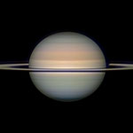 Saturne, les anneaux pratiquement par la tranche, Dobson 355, Philippe