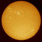 Soleil en H alpha, Lunt 60 + PLB Mx2, 10 mai 2015, Lionel