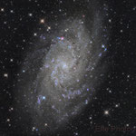 M33, galaxie du Triangle, 20x300s, 12 août, Fabien