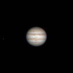 Jupiter et transit de Ganymède