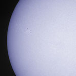 Soleil en K line, lunette 127/950 + ASI 178, 26 mars, Lionel