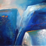 Im EIS , Acryl , 50 x 80 cm, 2015
