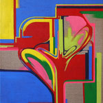 petals dance  2012  80x60cm  oil on canvas